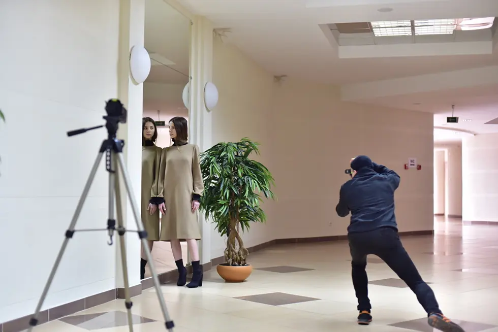 shooting vogue italia talents