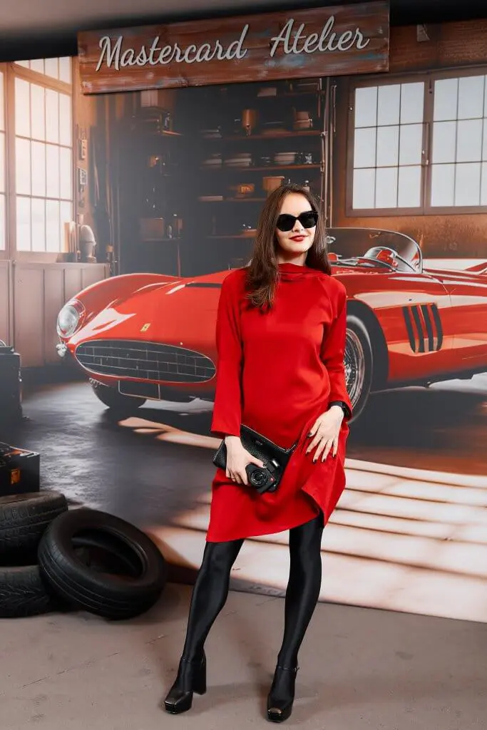 Ferrari inspired fashion look Ferrari inspired fashion look