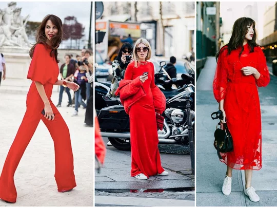 red total look trend